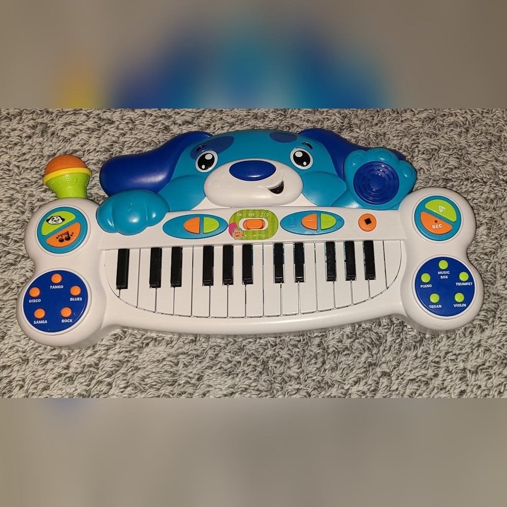 Spark Create Imagine Rolo's Keyboard Puppy Piano Microphone & Record Music Toy